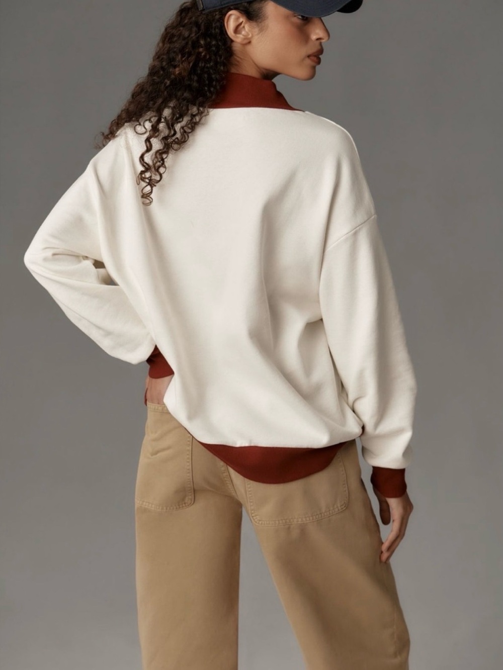 Anthropologie Colorblock sweatshirt - Picture 2 of 4